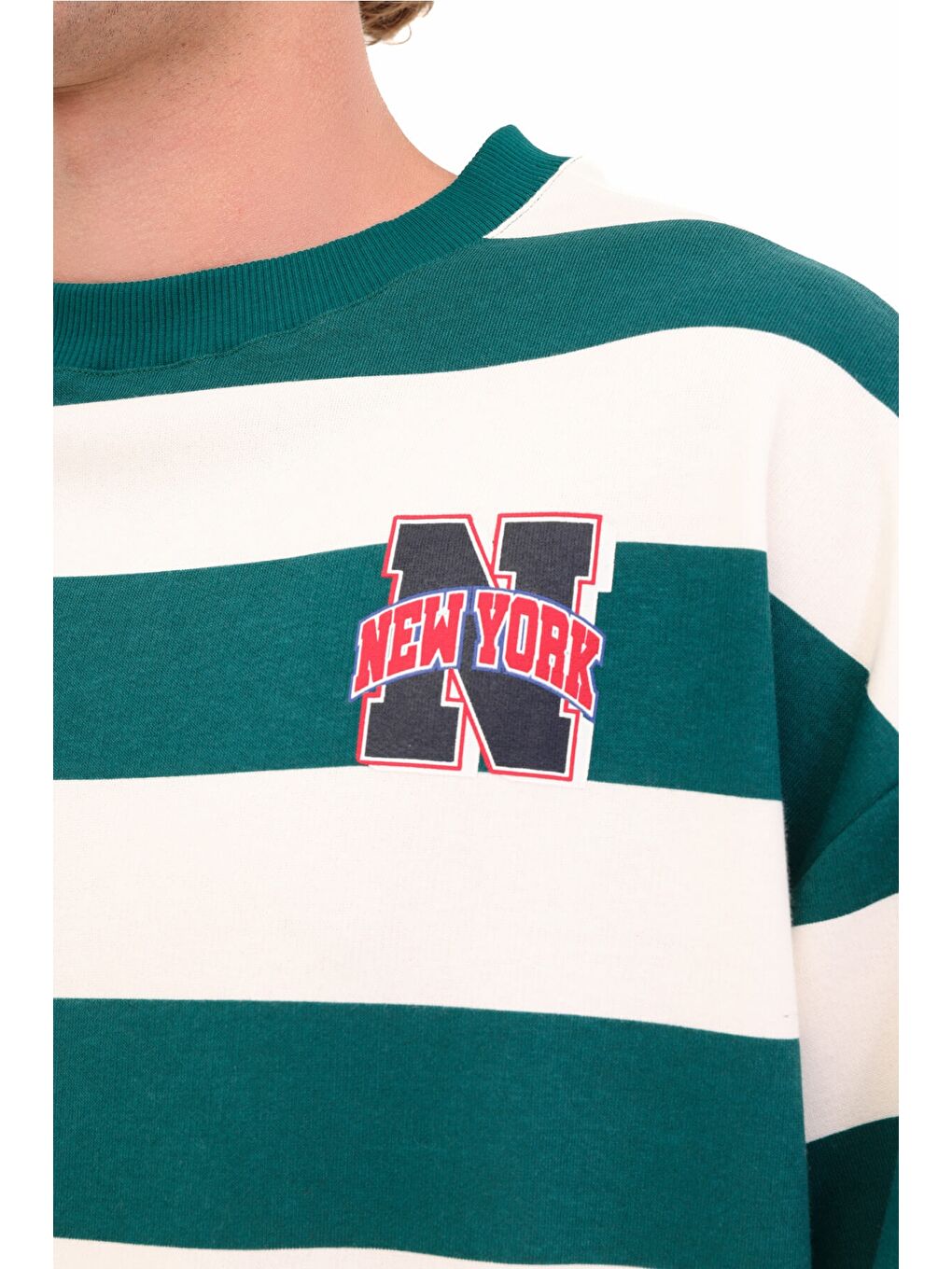 ML CLASY 16CTY202 5PR Yeşil Erkek Sweatshirt-3