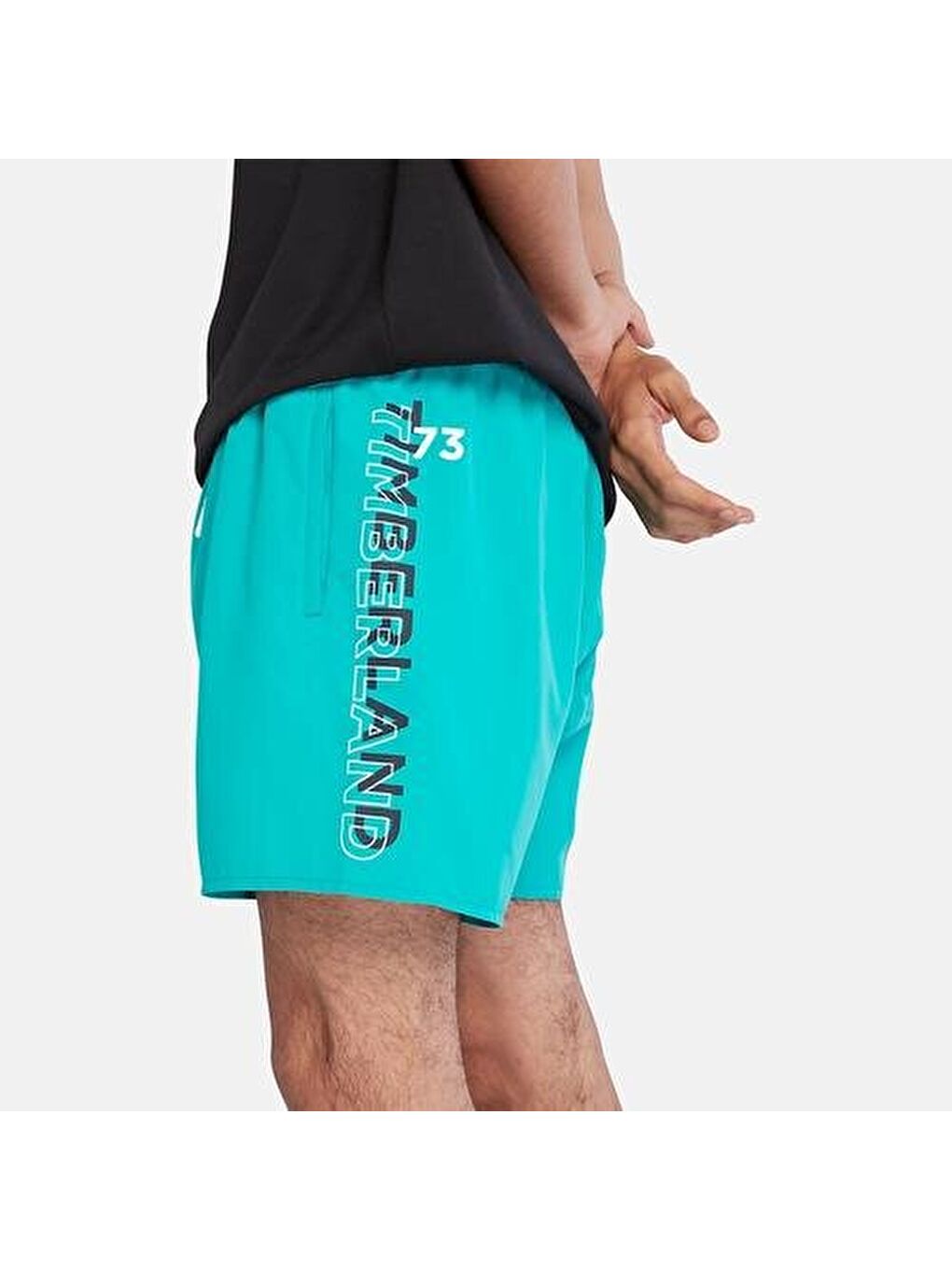 Logo Erkek Turkuaz Mayoşort-1