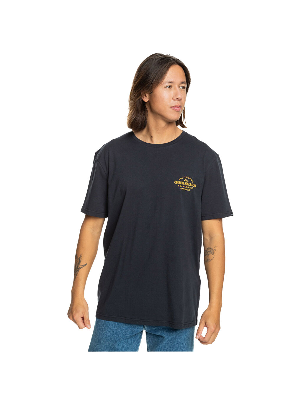 Lacivert Tradesmith Erkek Mavi Tişört-4