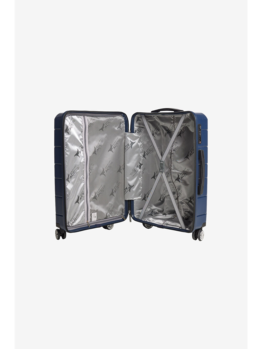 Erkek Lacivert Orta Boy Valiz-3