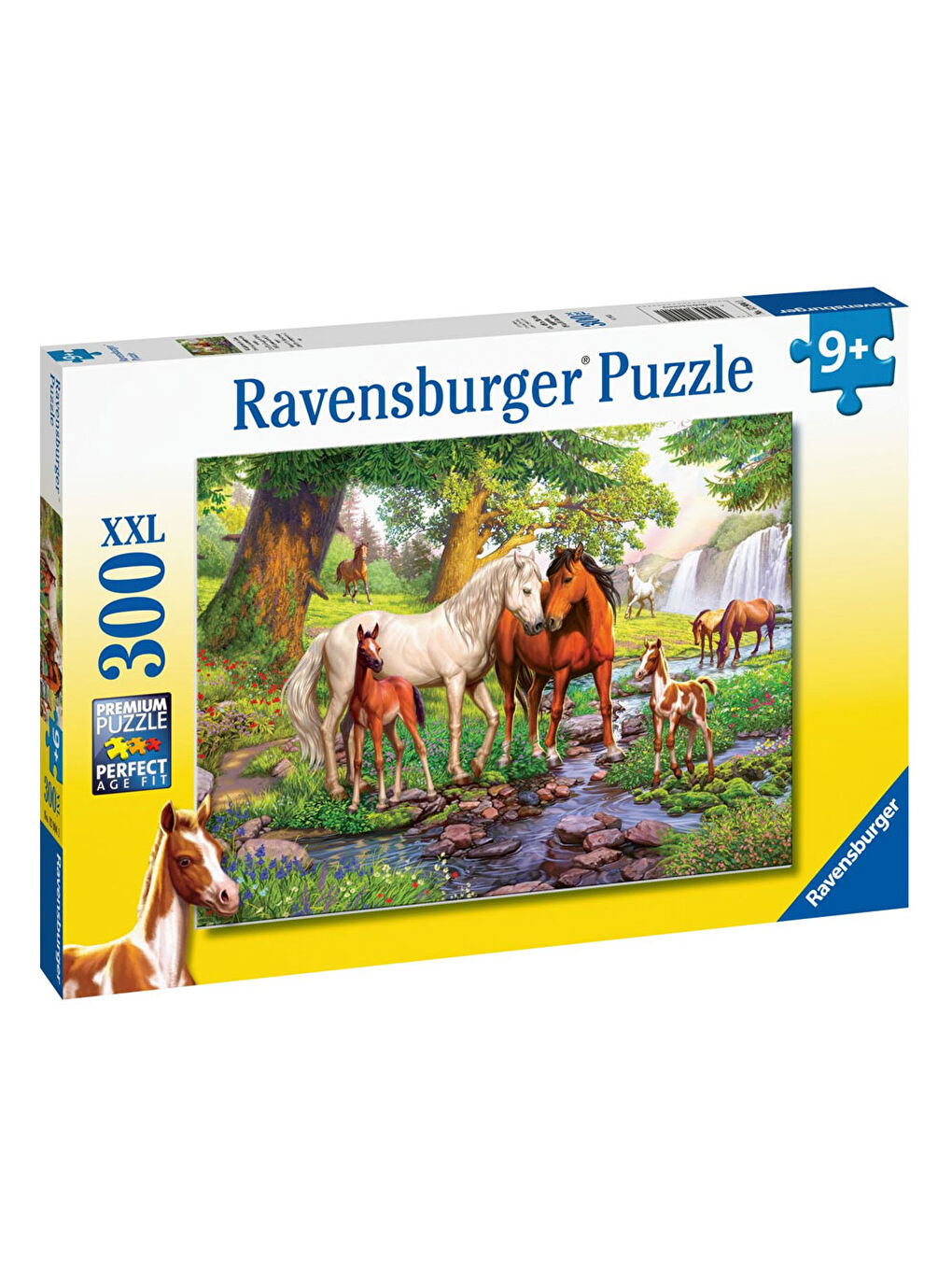 Çocuk Puzzle 300 Parça Nehirde Atlar 129041