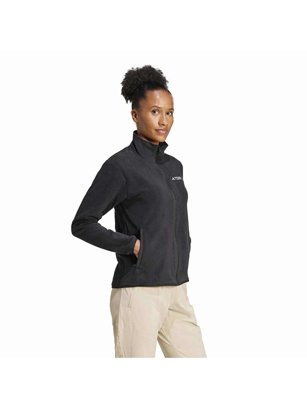 MT Esseantials Kadın Siyah Dik Yaka Ceket-2