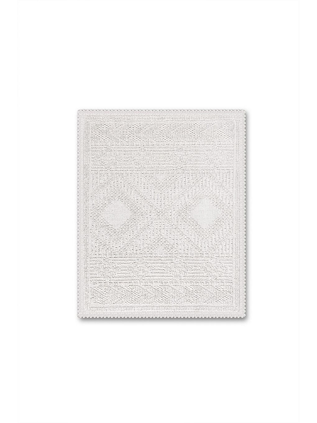 Ekru Bukle Bohem Doğal Pamuklu 2'li Banyo Paspas Seti 60X100+50X60 CM - EKRU-2