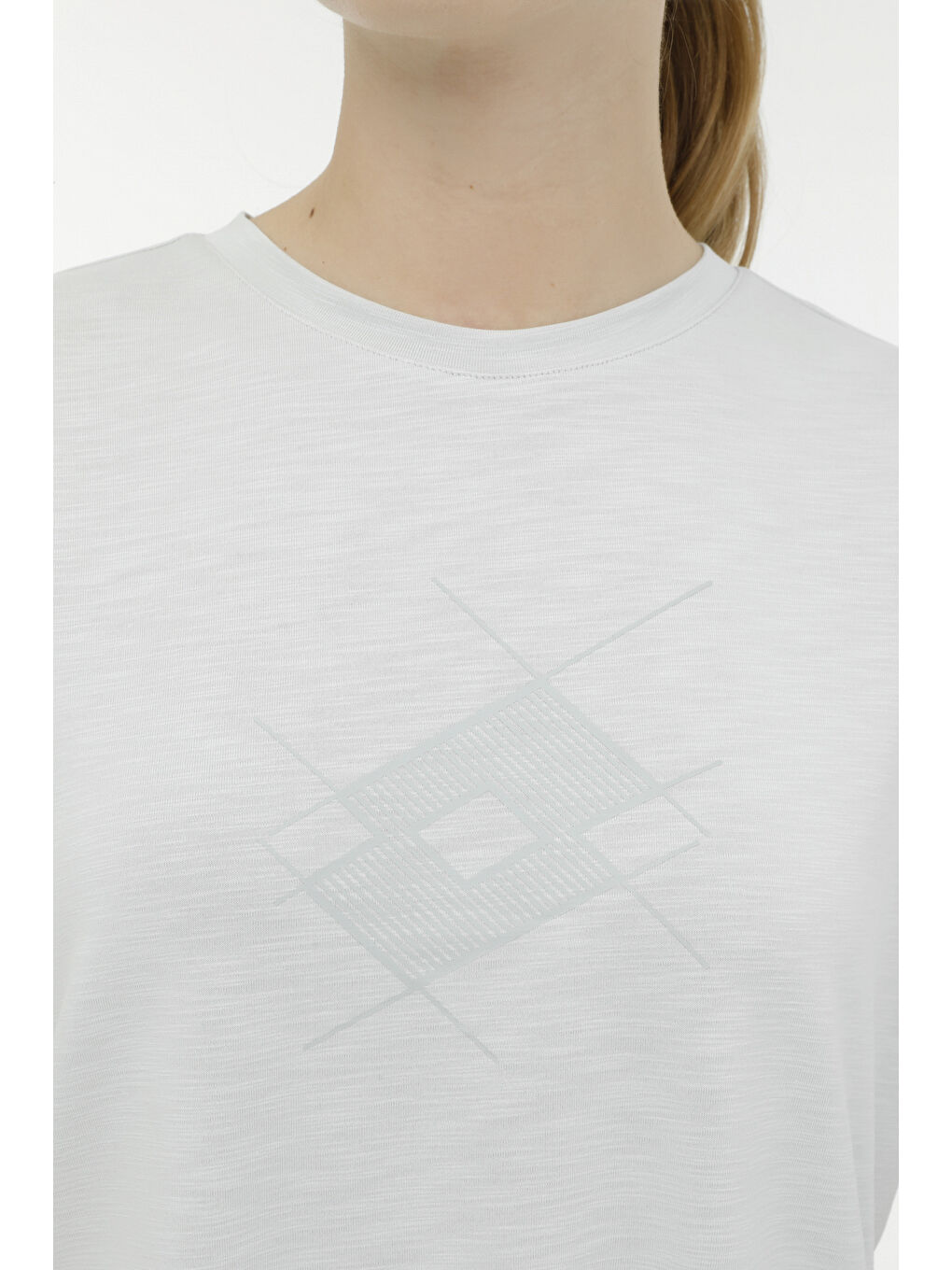 WL 11LLW04-B TSH 3FX Yeşil Kadın Kısa Kol T-Shirt-3