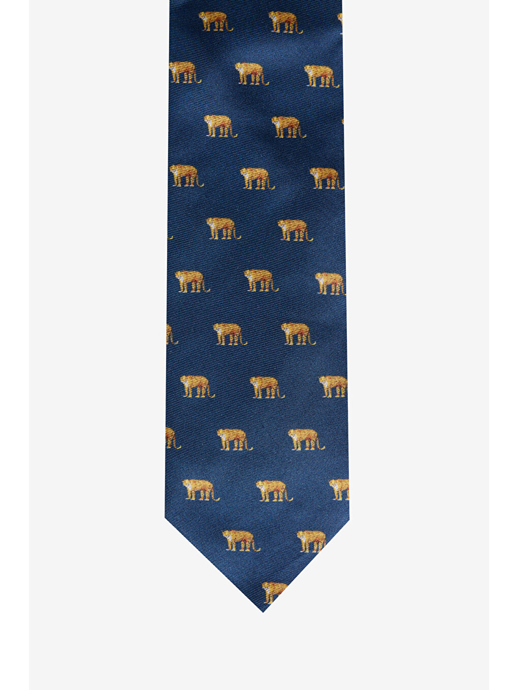 Erkek Lacivert Desenli Kravat-1