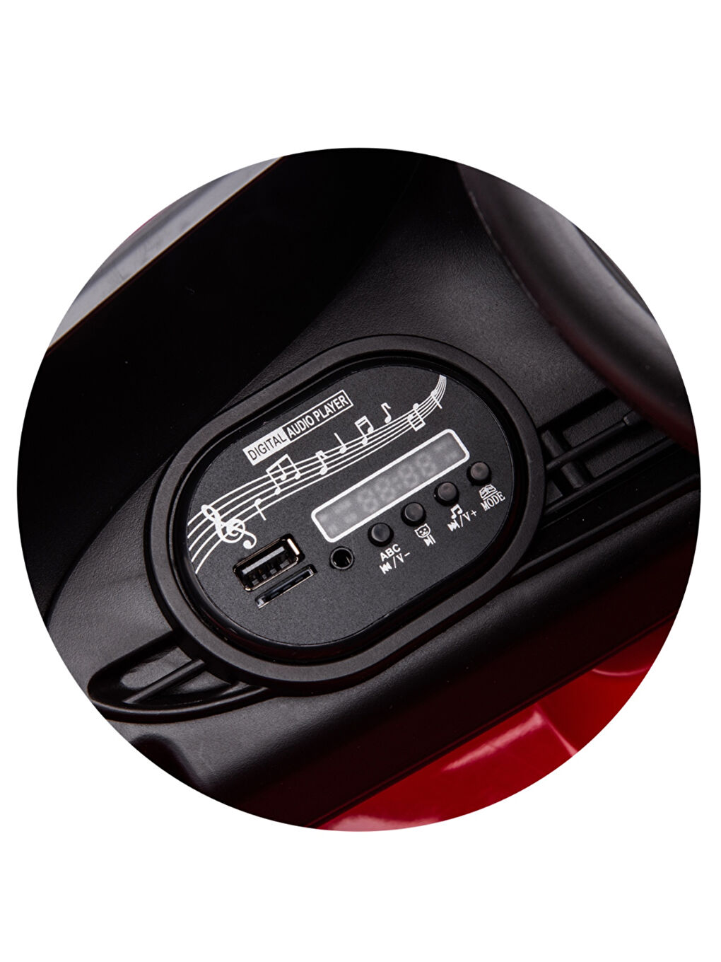 Fiat 500 Uzaktan Kumandalı Akülü Araba Kırmızı-4