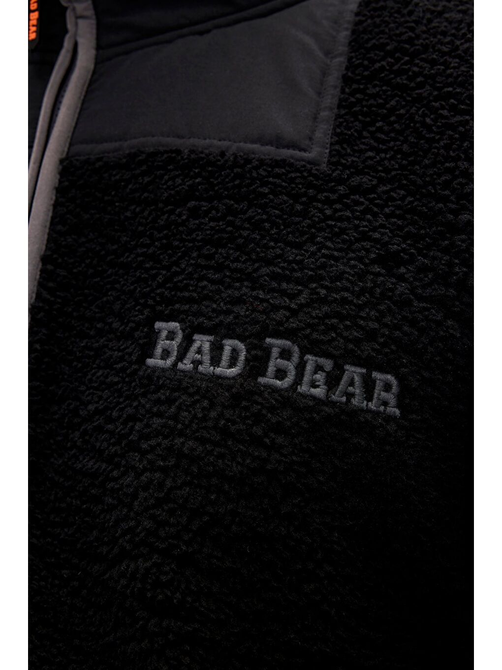 Galvin Siyah Erkek Full-Zip Polar Sweatshirt-2