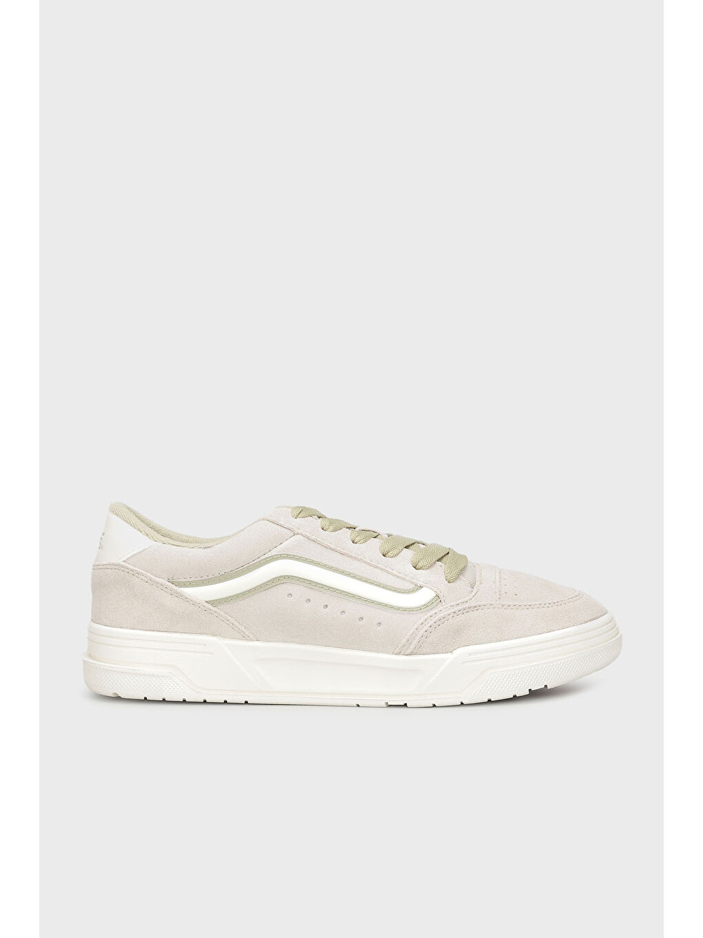 Bej Hylane Logolu Süet Sneaker Ayakkabı VN000D1JBYS1