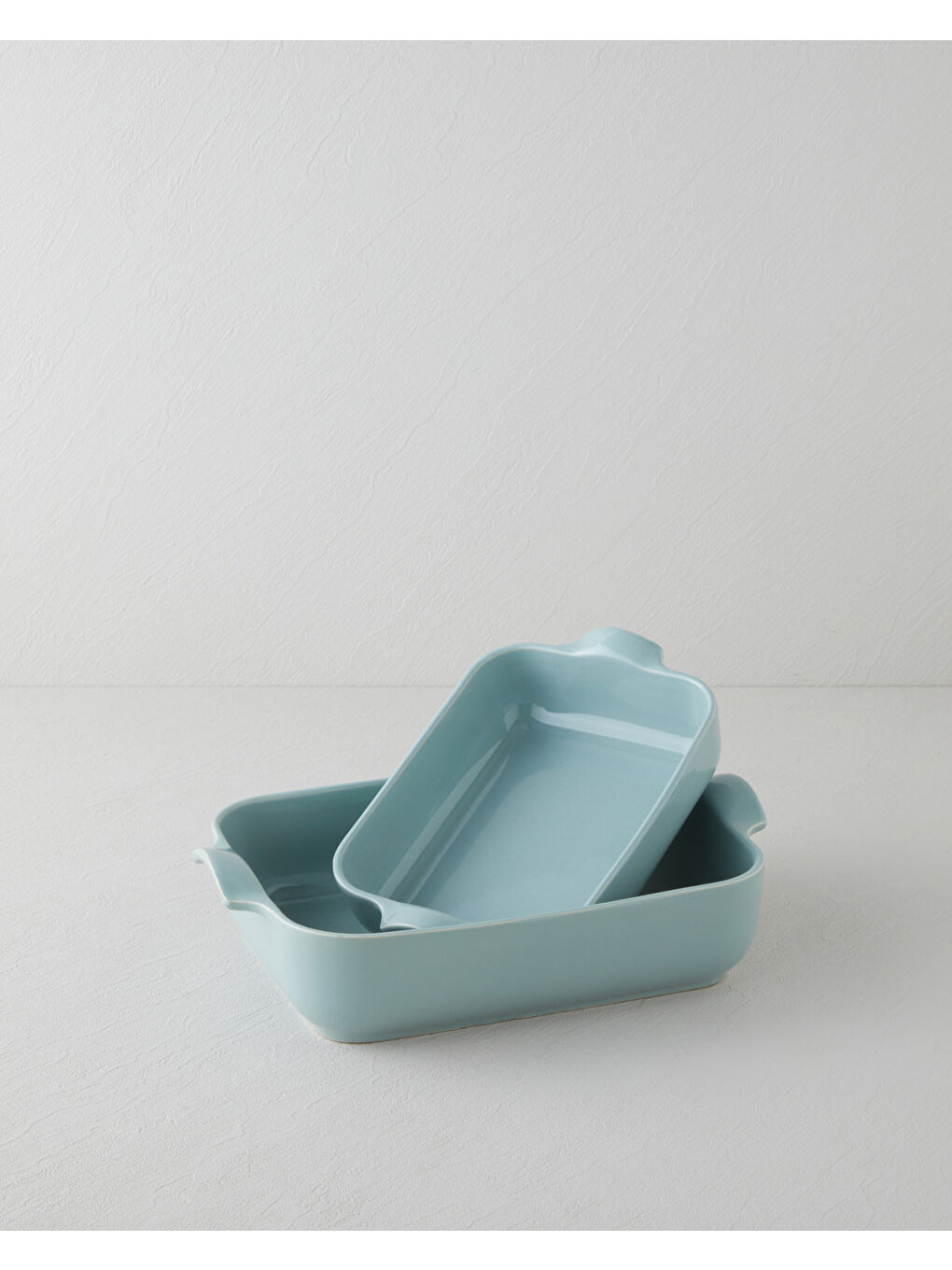 Seramik Dikdörtgen Fırın Kabı 25 cm Biberiye Yeşili-2