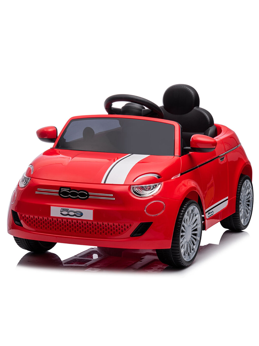 Fiat 500 Uzaktan Kumandalı Akülü Araba Kırmızı-10