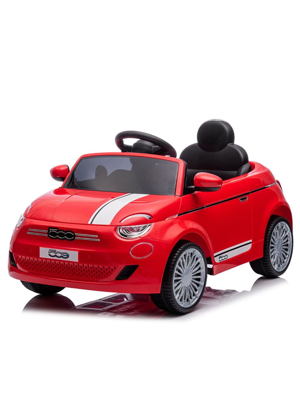 Fiat 500 Uzaktan Kumandalı Akülü Araba Kırmızı-11