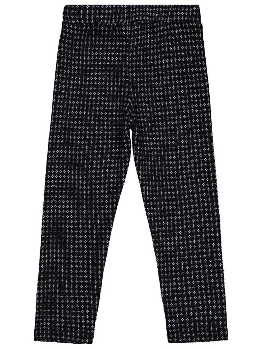 Antrasit Girls Yıldız Desen 6-9 Yaş Tayt - Gri 7-8 Yaş