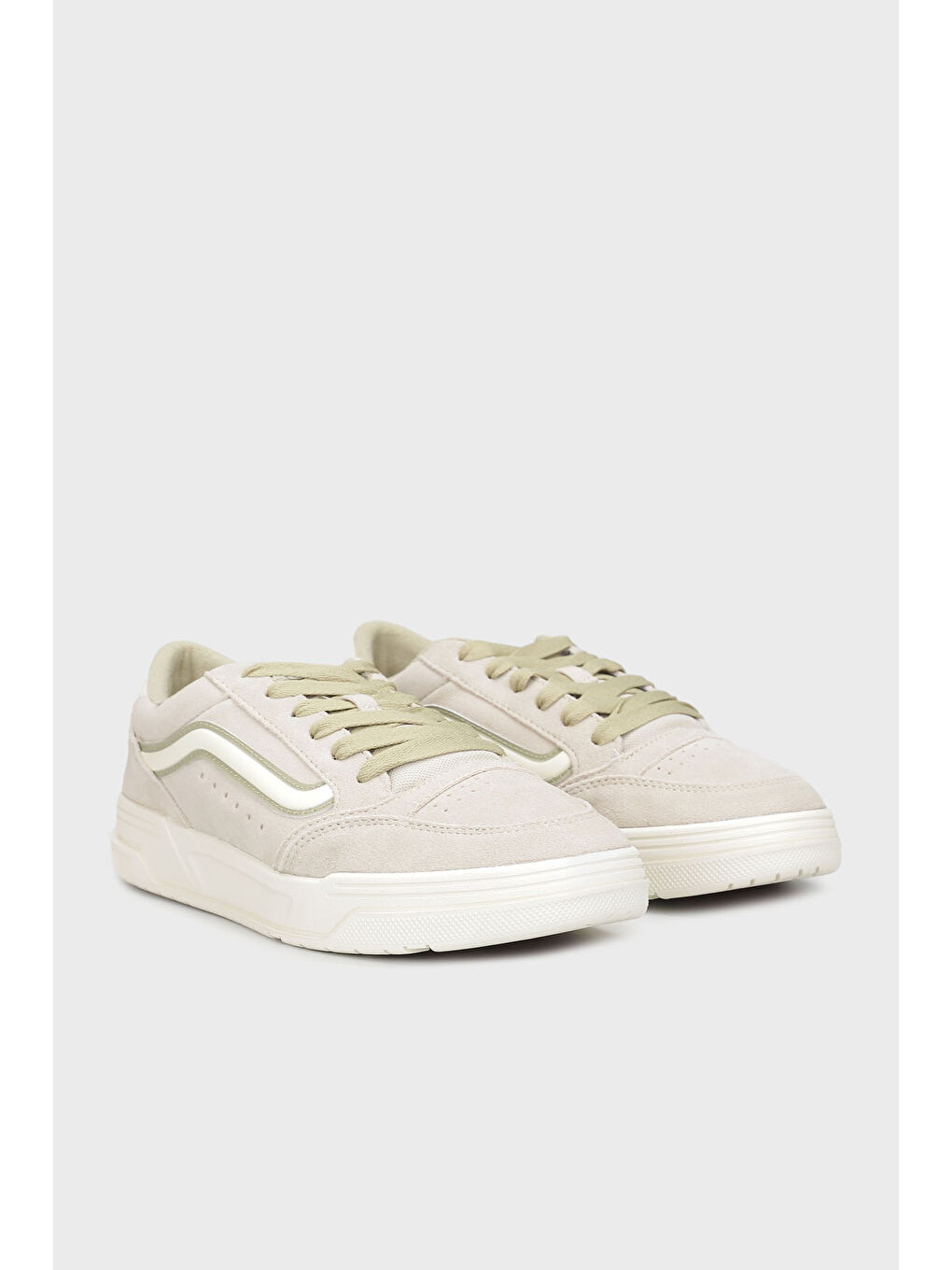 Bej Hylane Logolu Süet Sneaker Ayakkabı VN000D1JBYS1-3