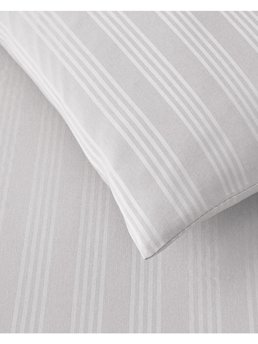 Glossy Kolay Ütülenir Perkal Çift Kişilik Nevresim Takımı 200x220 cm Beyaz-3