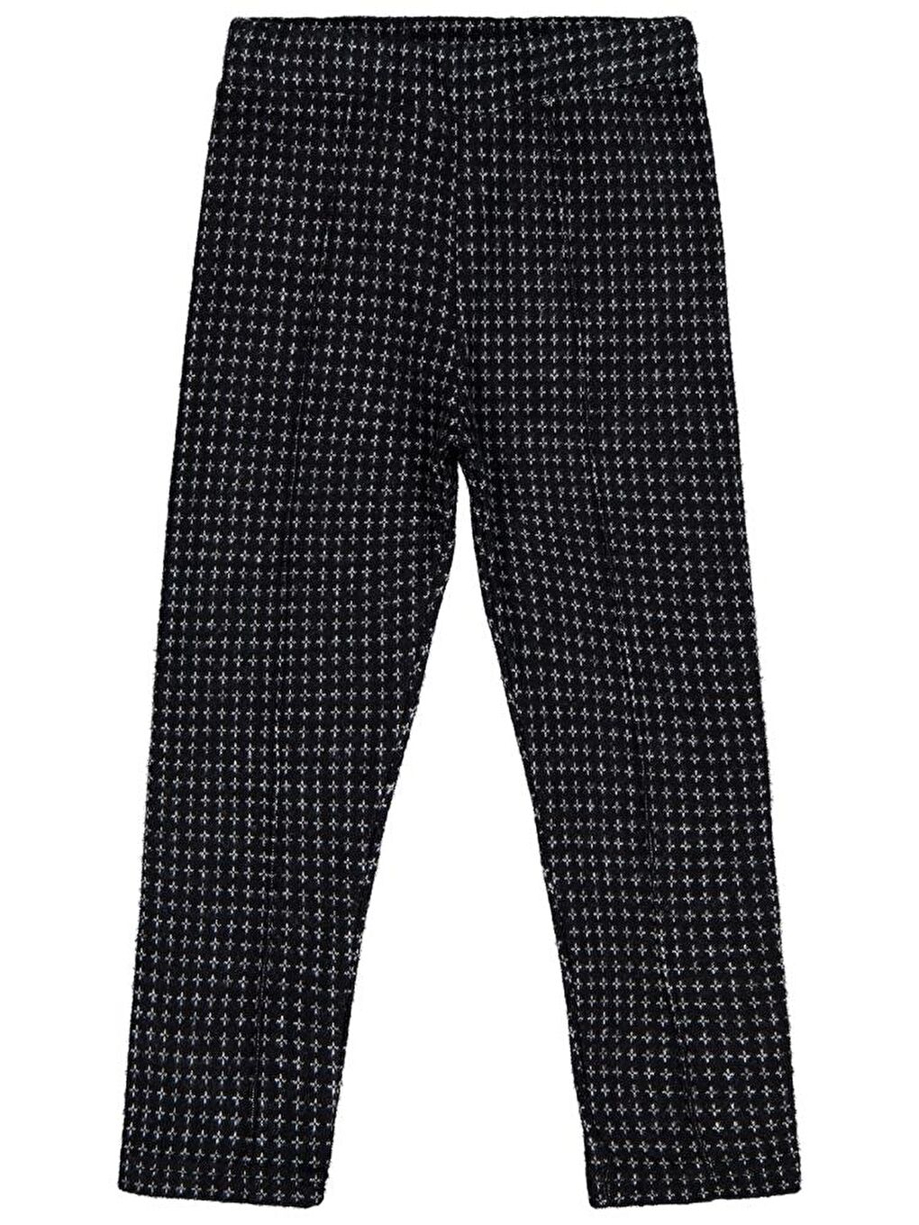 Antrasit Girls Yıldız Desen 6-9 Yaş Tayt - Gri 7-8 Yaş-1