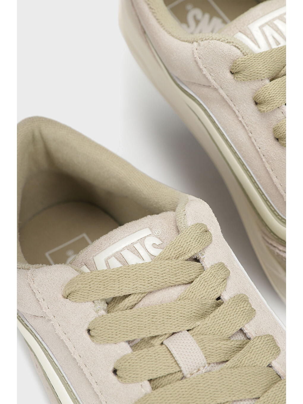 Bej Hylane Logolu Süet Sneaker Ayakkabı VN000D1JBYS1-5