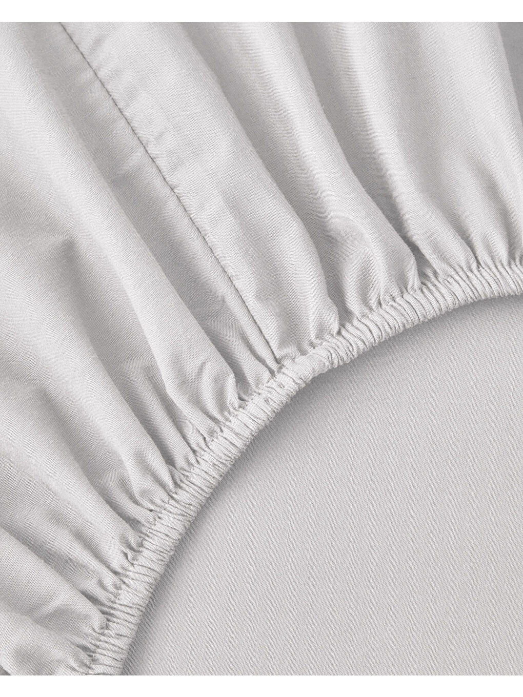 Glossy Kolay Ütülenir Perkal Çift Kişilik Nevresim Takımı 200x220 cm Beyaz-6