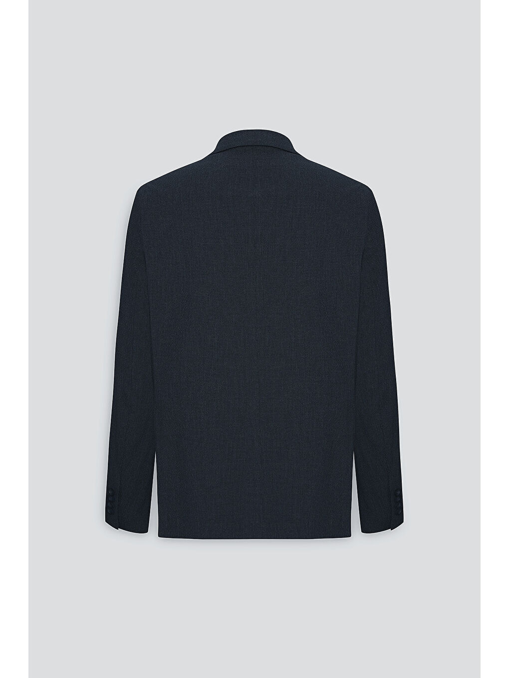 Erkek Antrasit Slim Fit Dar Kesim Mono Yaka Kazayağı Desenli Ceket-9