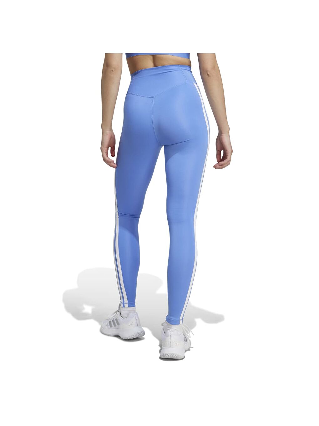 Optime Essentials 3 Stripes Kadın Mavi Tayt-1