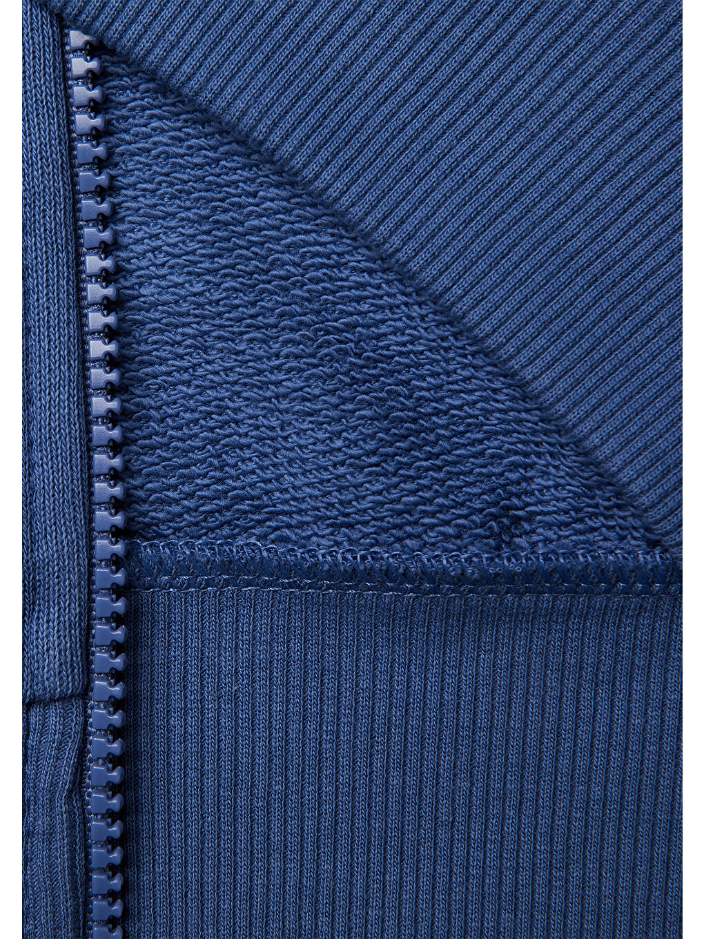 Karışık Kız Çocuk Simli Logolu Fermuarlı Cepli Yüksek Yaka Sweatshirt-2