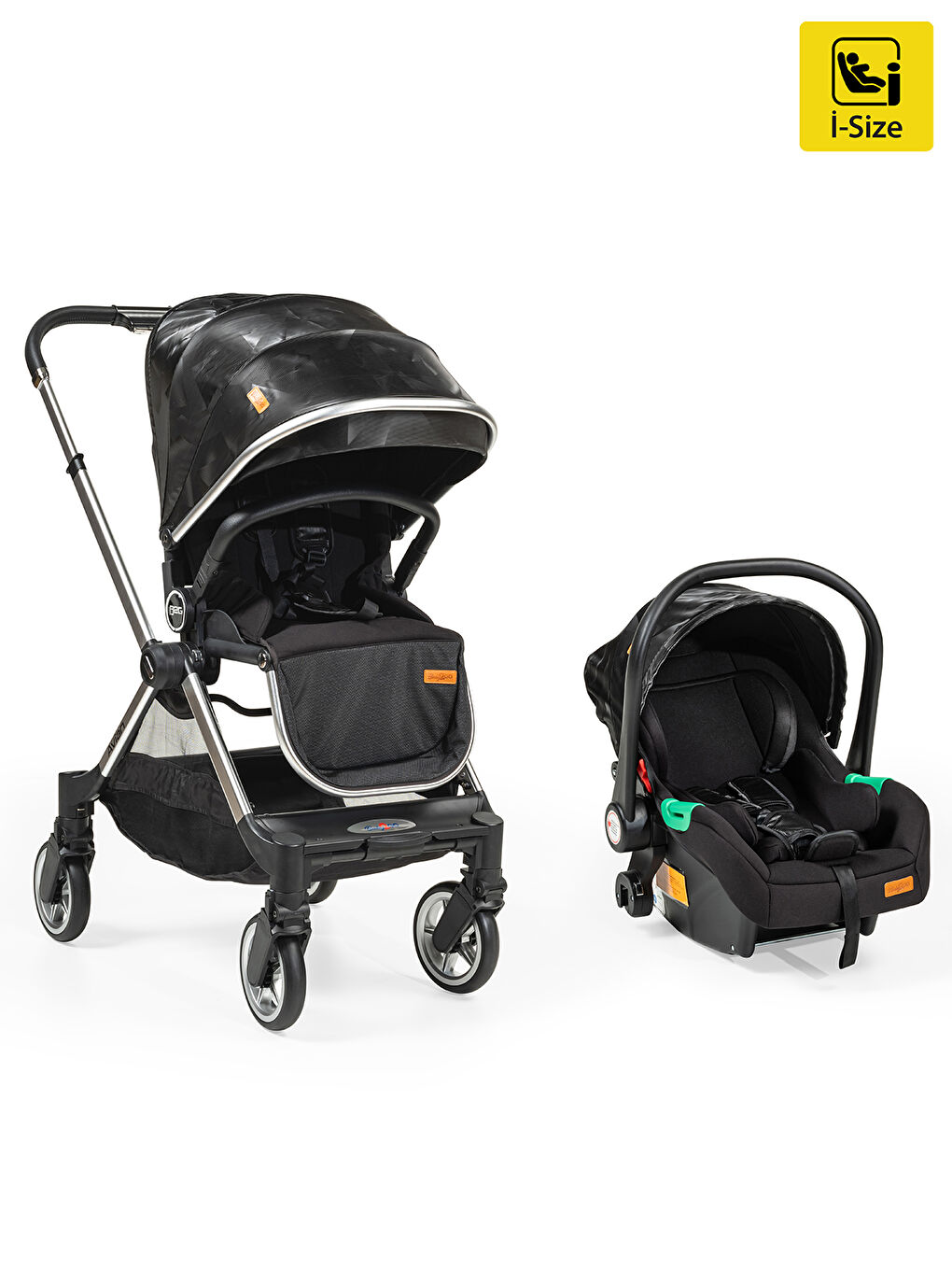 Avian Travel Sistem Bebek Arabası Siyah