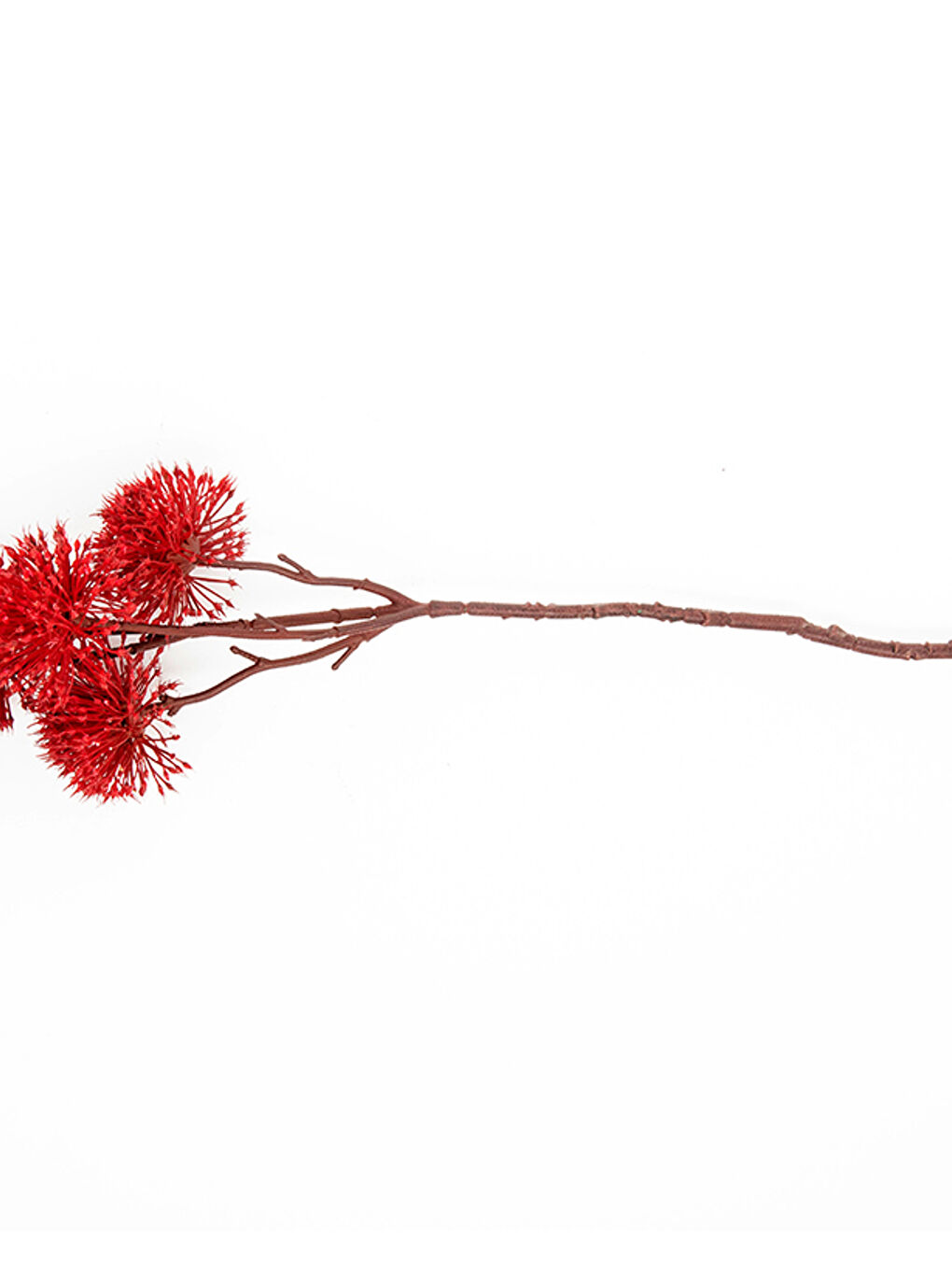 Thorn Onion Tek Dal Yapay Çiçek Kırmızı-2