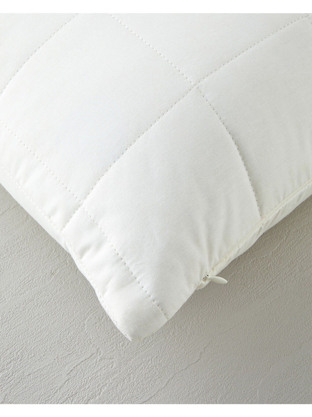 Ekru Layna Yün Alez Yastık Kılıfı 50x70 cm Krem-2