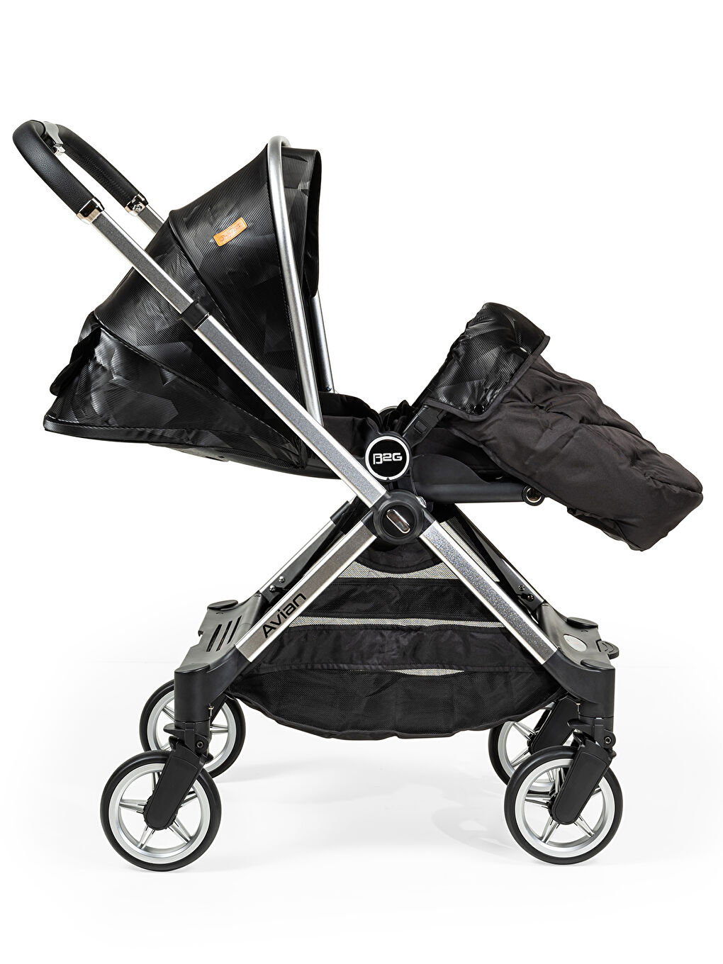 Avian Travel Sistem Bebek Arabası Siyah-7