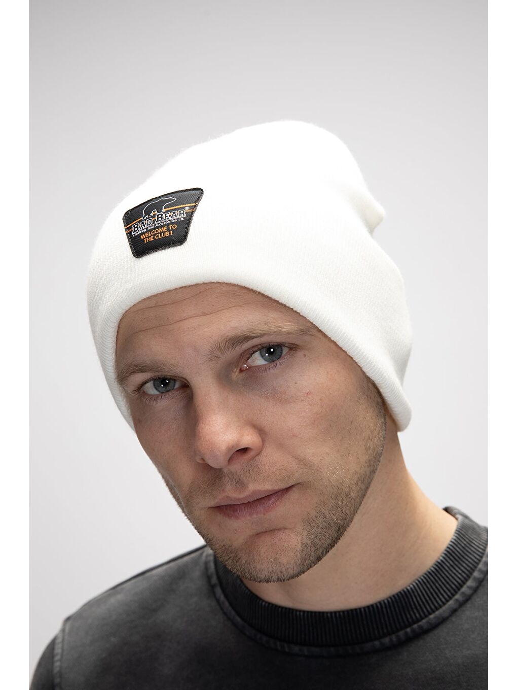 Star Beyaz Unisex Bere-1