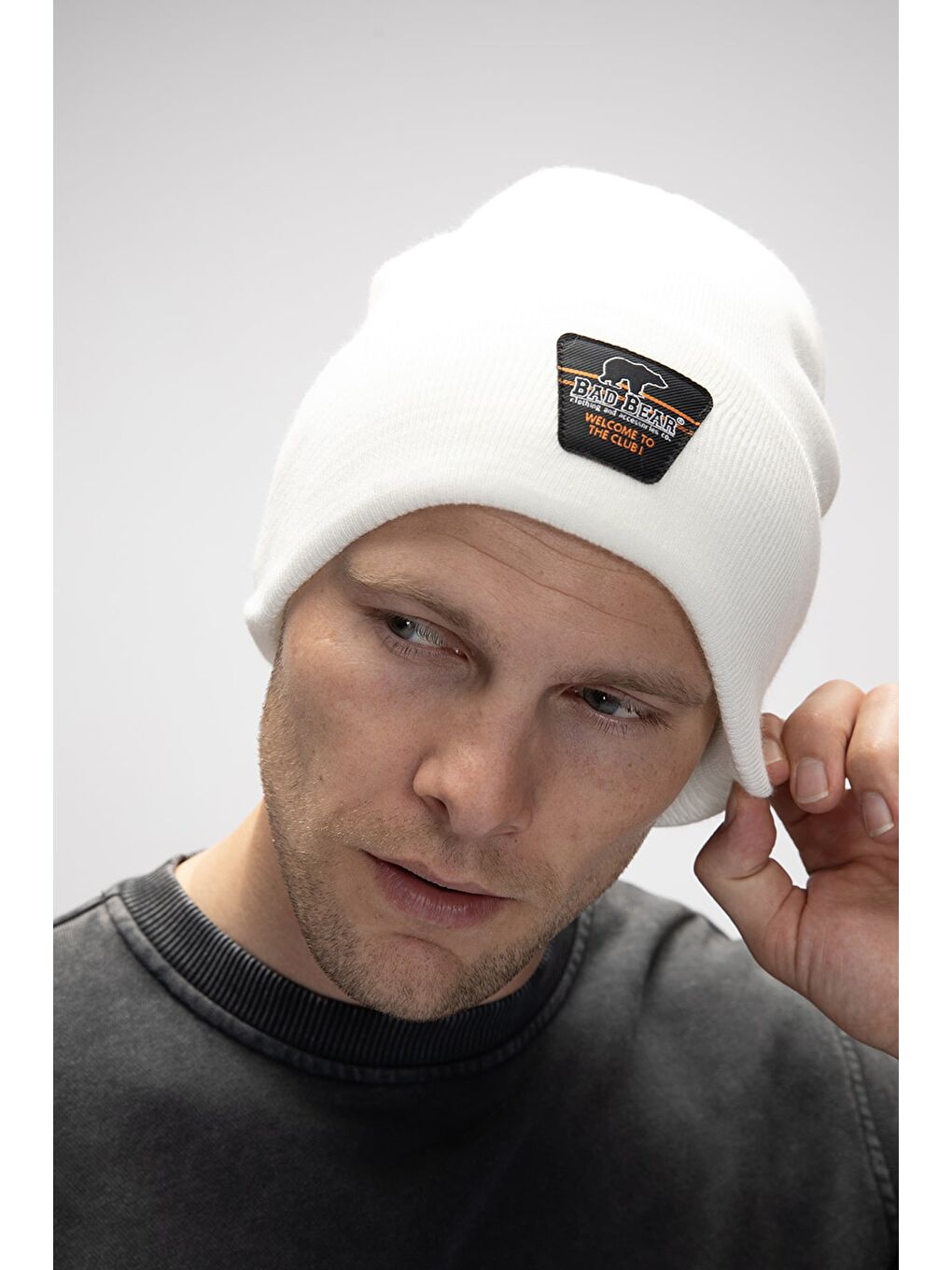 Star Beyaz Unisex Bere-2