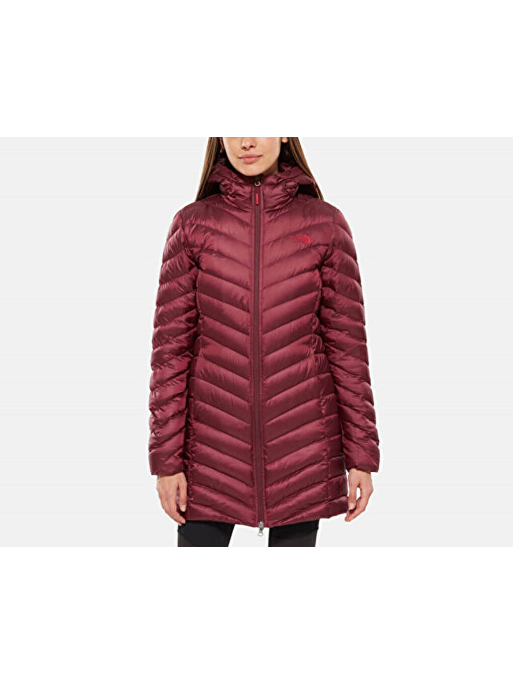Kırmızı Bordo Kadın Outdoor Montu T93brk3ye W Trevail Parka-3