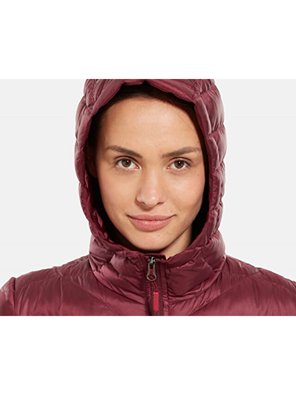 Kırmızı Bordo Kadın Outdoor Montu T93brk3ye W Trevail Parka-5