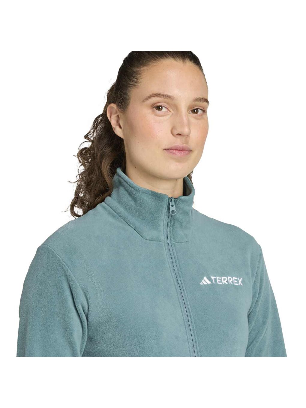 Polar MT Esseantials Kadın Mavi Dik Yaka Ceket-4