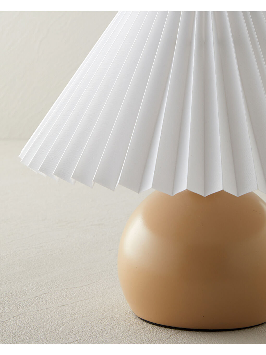 Kalida Metal Abajur 24 cm Bej-2