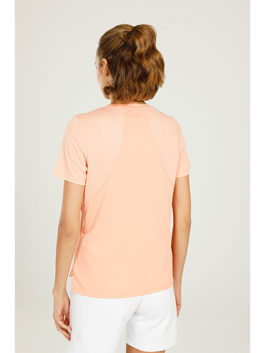 Pembe SN646 JULIA T-SHIRT 2FX Somon Kadın Kısa Kol T-Shirt-1