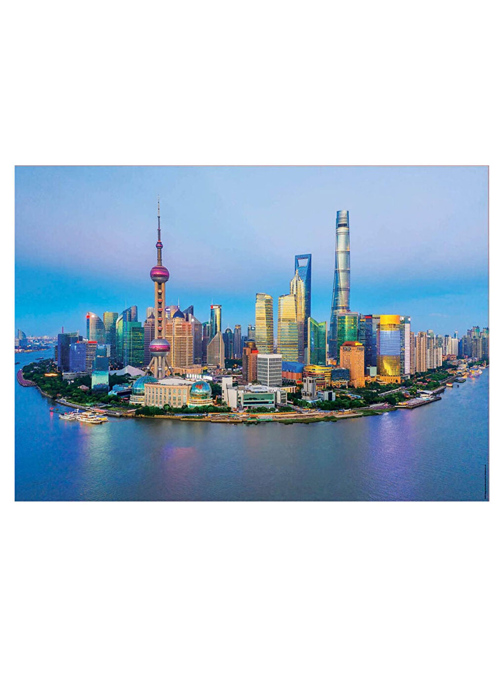 Puzzle 1000 Parça Batımında Şanghay 19254-2