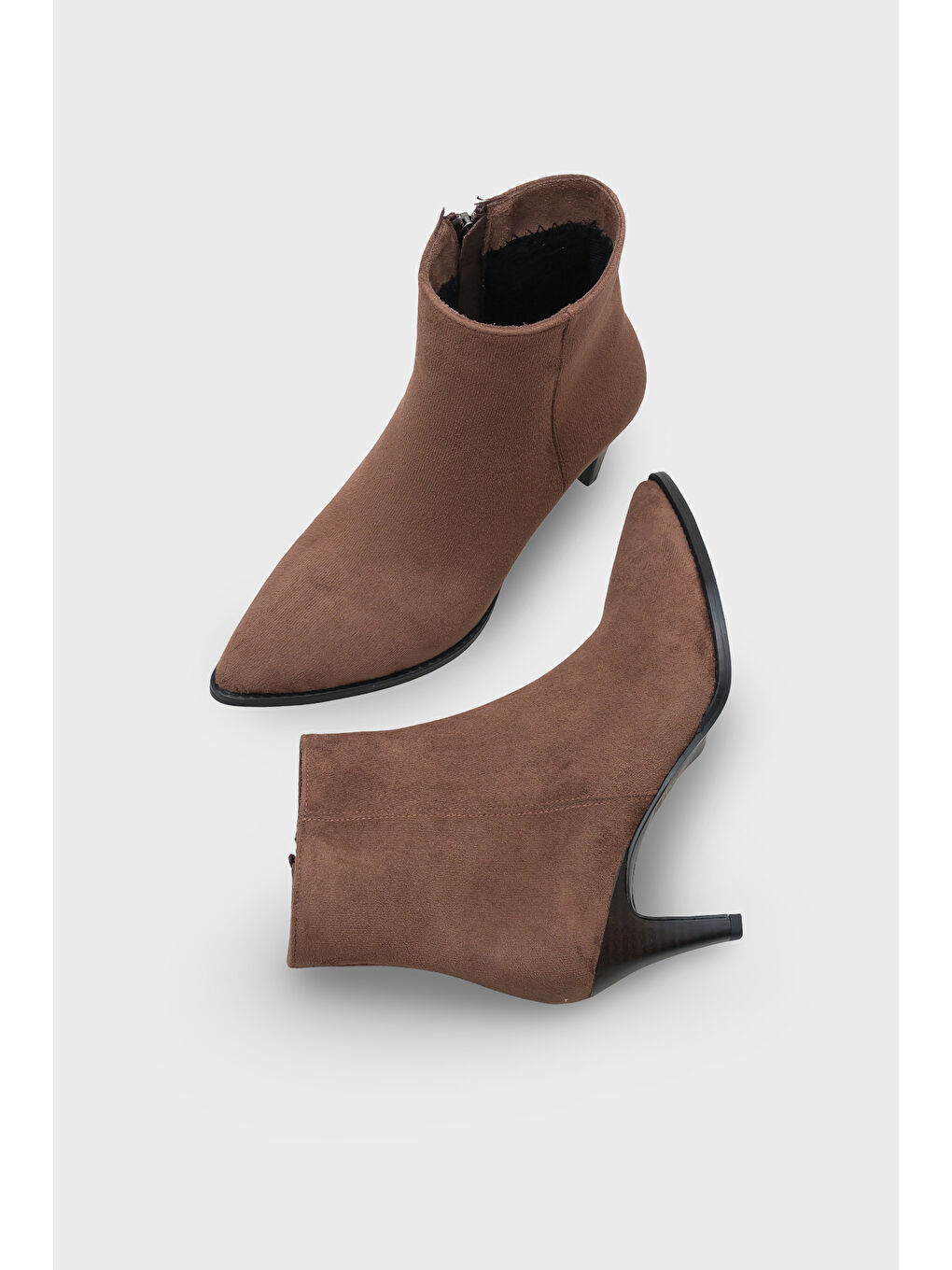 Silva Kadın Sivri Burun Kahverengi Bot-4