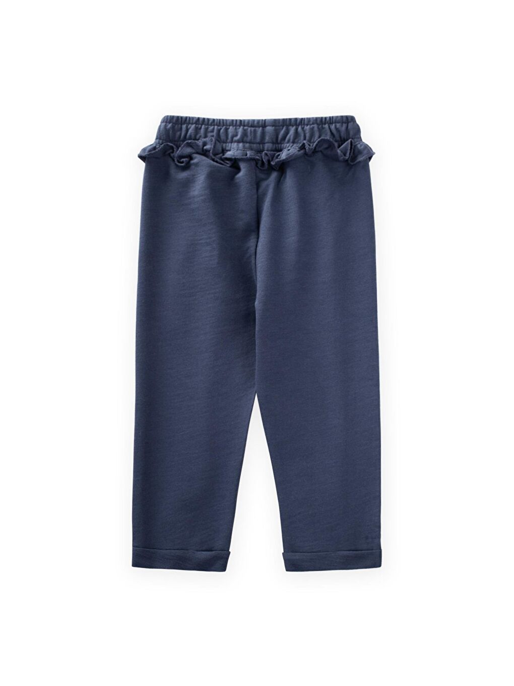 Lacivert Kız Çocuk Fırfır Eşofman Altı-1