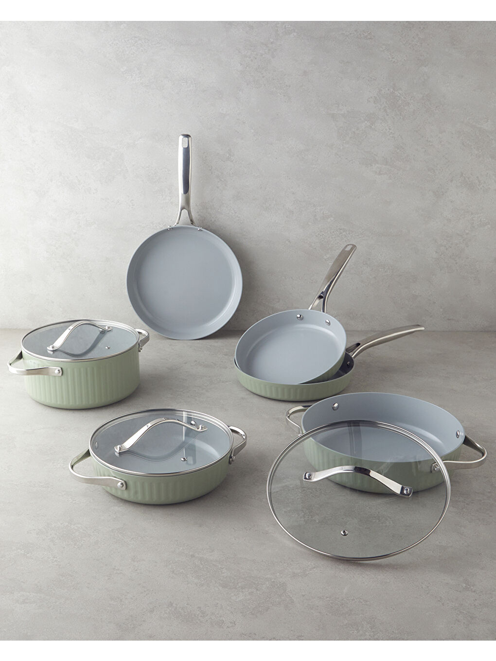 Berlin Fusion Pro Tava 28 cm Yeşil-4