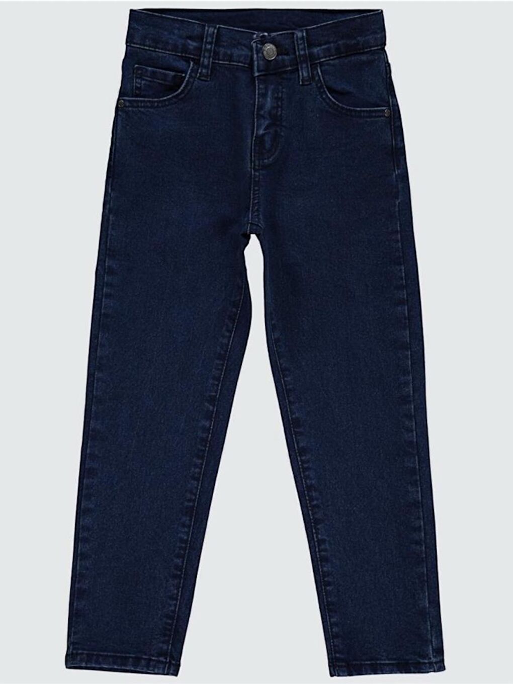 Mavi Erkek Çocuk 6–15 Yaş Rahat Kesim Jean Pantolon  Düz Boru Paça Straight Fit