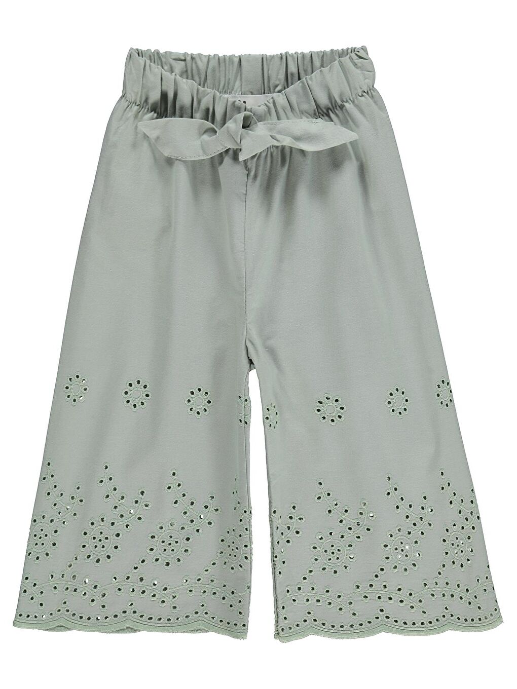 Baby Paça Brodeli 6-18 Ay Pantolon - Çağla Yeşili 6-9 Ay