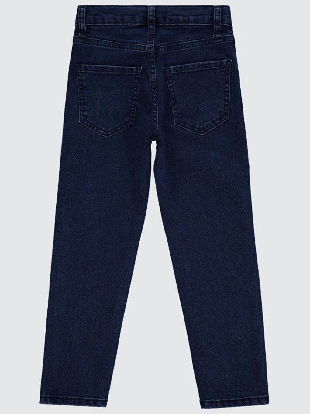 Mavi Erkek Çocuk 6–15 Yaş Rahat Kesim Jean Pantolon  Düz Boru Paça Straight Fit-1