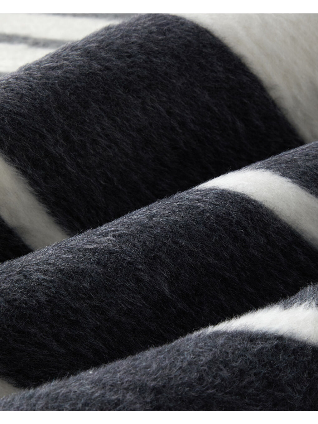 Modern Line Pamuk Akrilik Çift Kişilik Battaniye 200x220 cm Gri-2