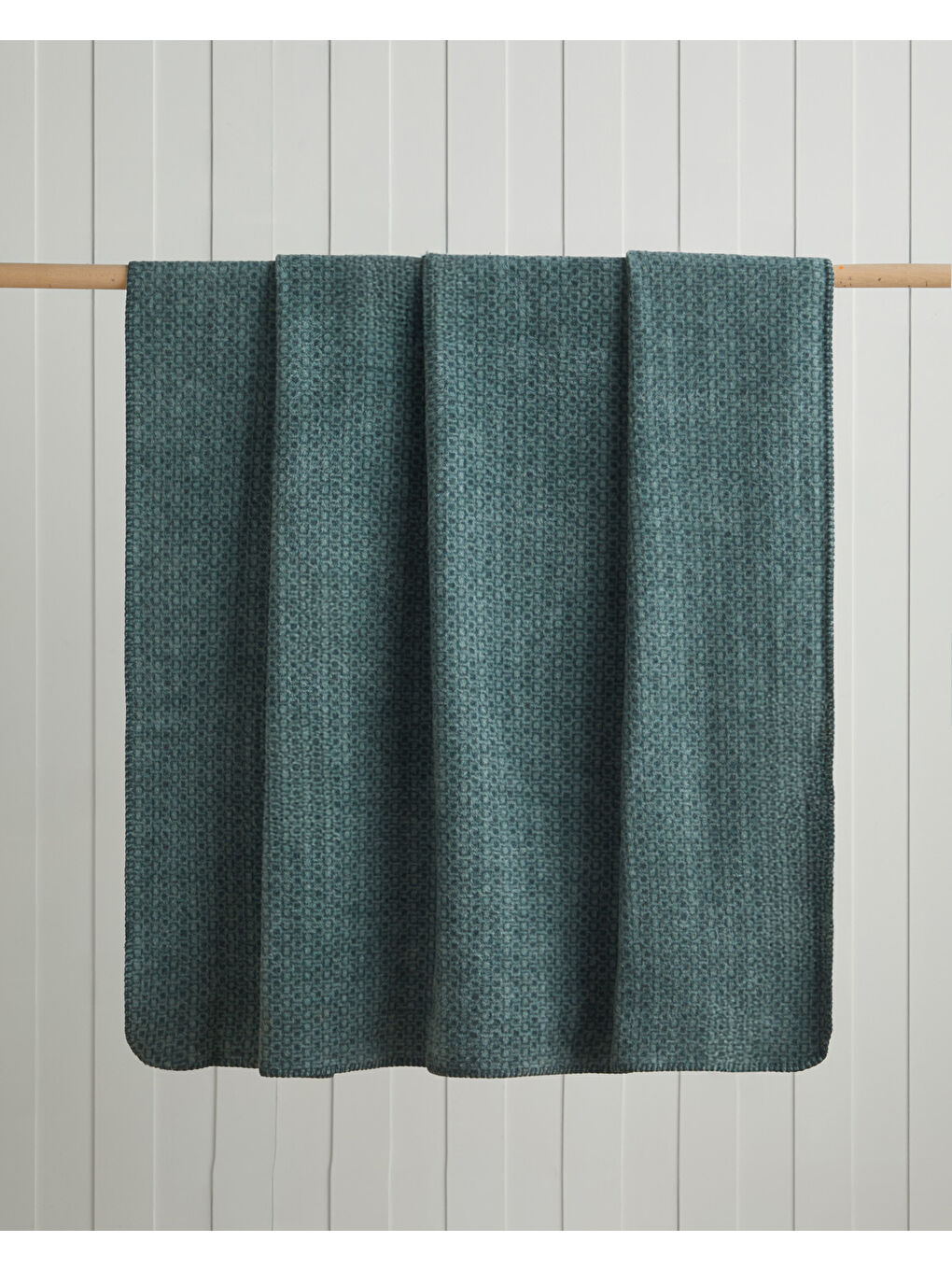 Modern Mosaic Pamuk Akrilik Çift Kişilik Battaniye 200x220 cm Gri-1