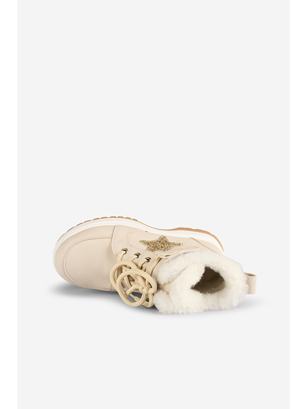 Punto Kürklü Kız Çocuk Bej Bot-3