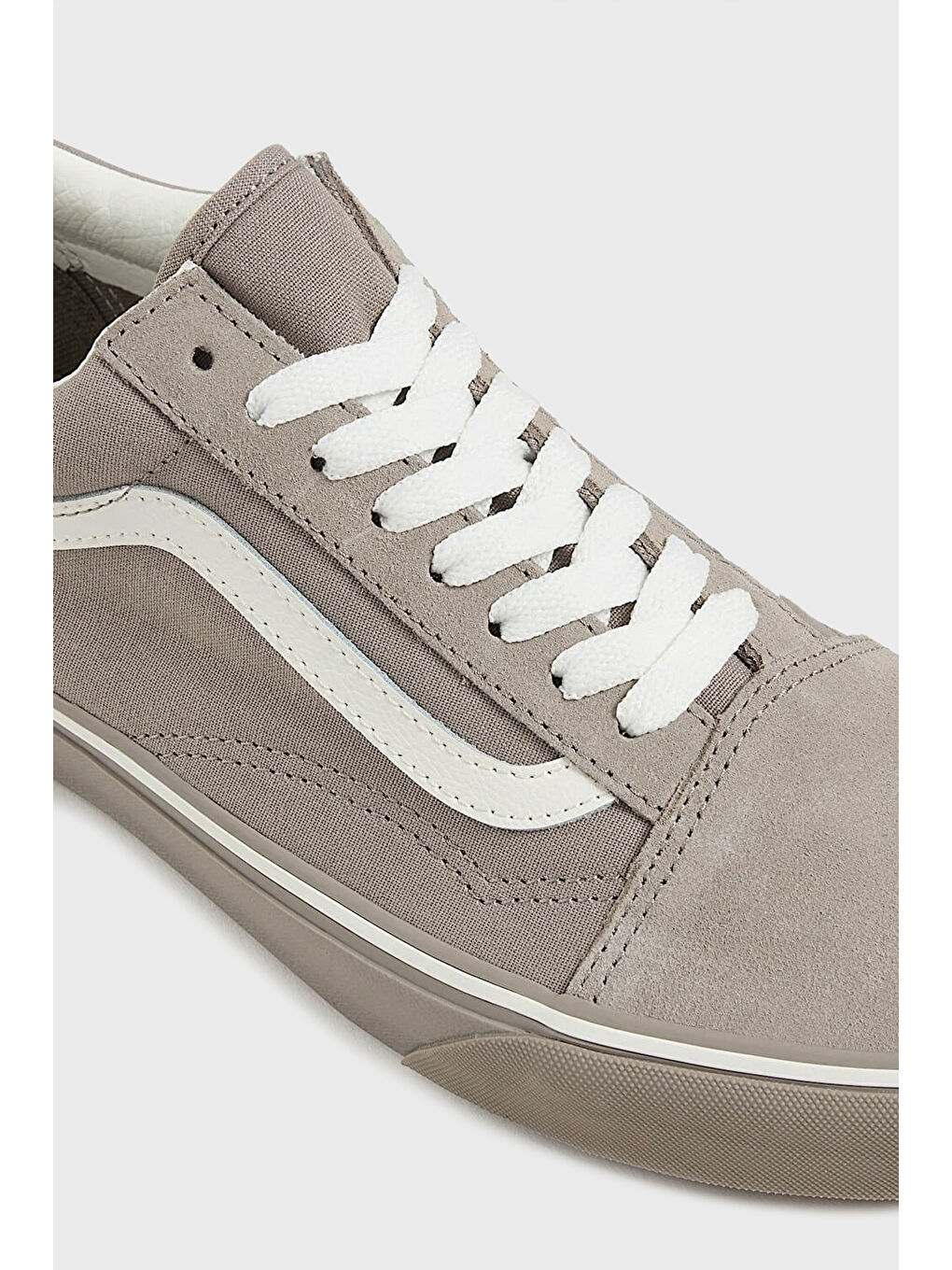 Gri TD Old Skool V Süet Logolu Sneaker Ayakkabı VN000D5NBXC1-3