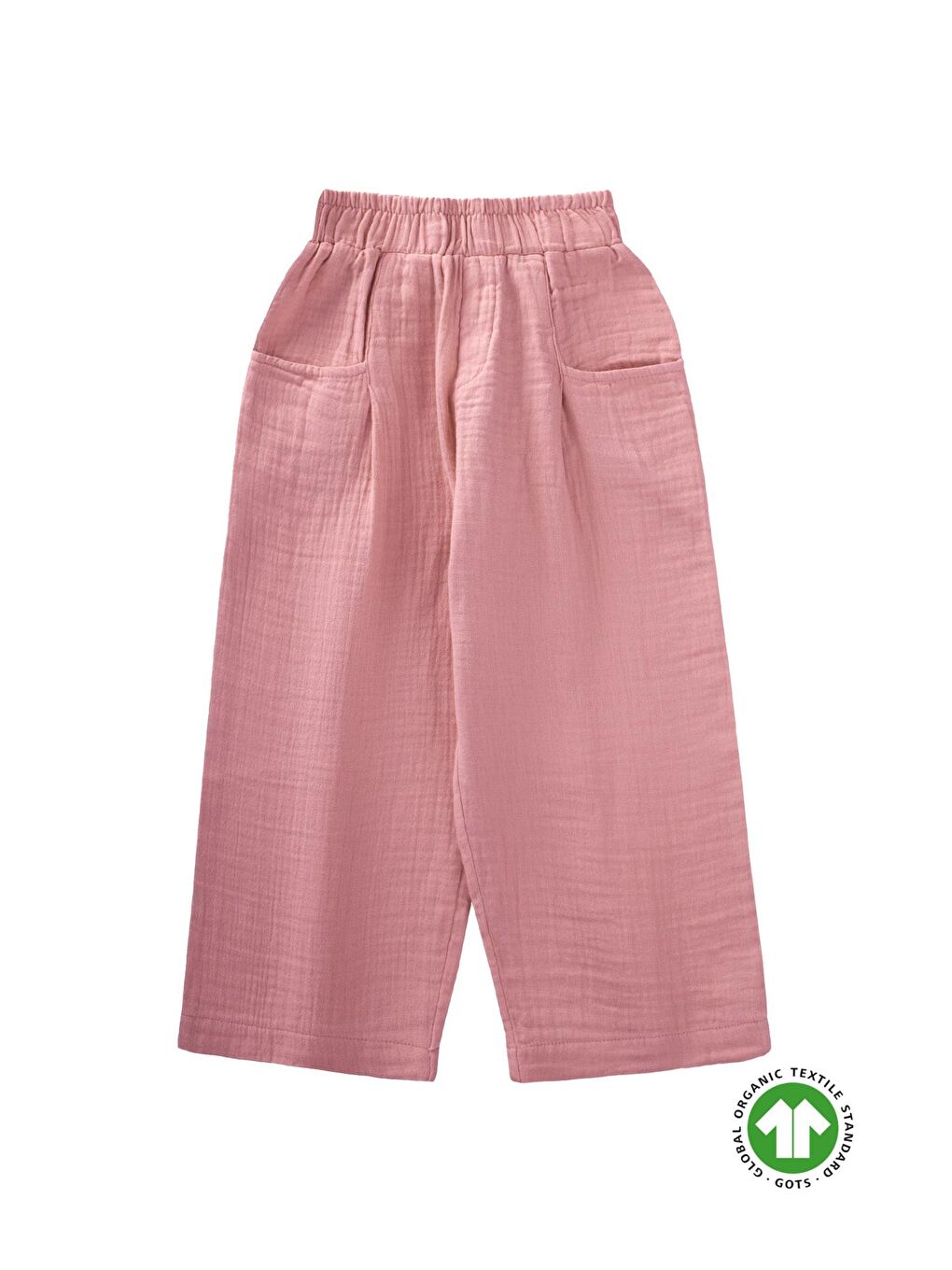 Turuncu Kız Çocuk Müslin Pantolon