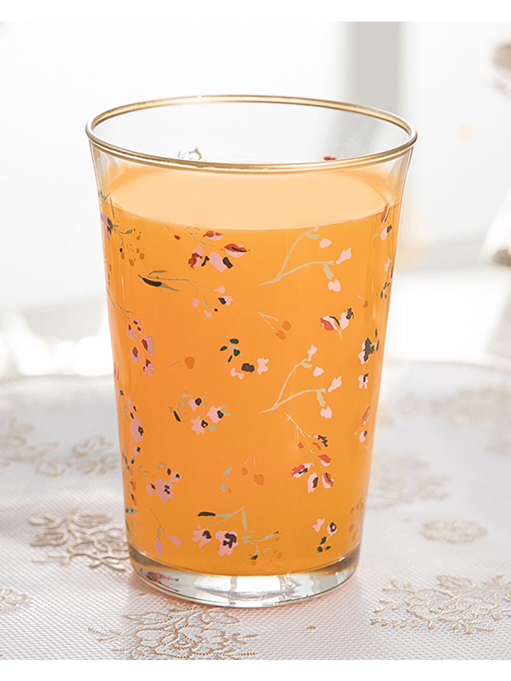 Sarı Simply 3'lü Cam Meşrubat Bardağı 290 Ml Gold-2