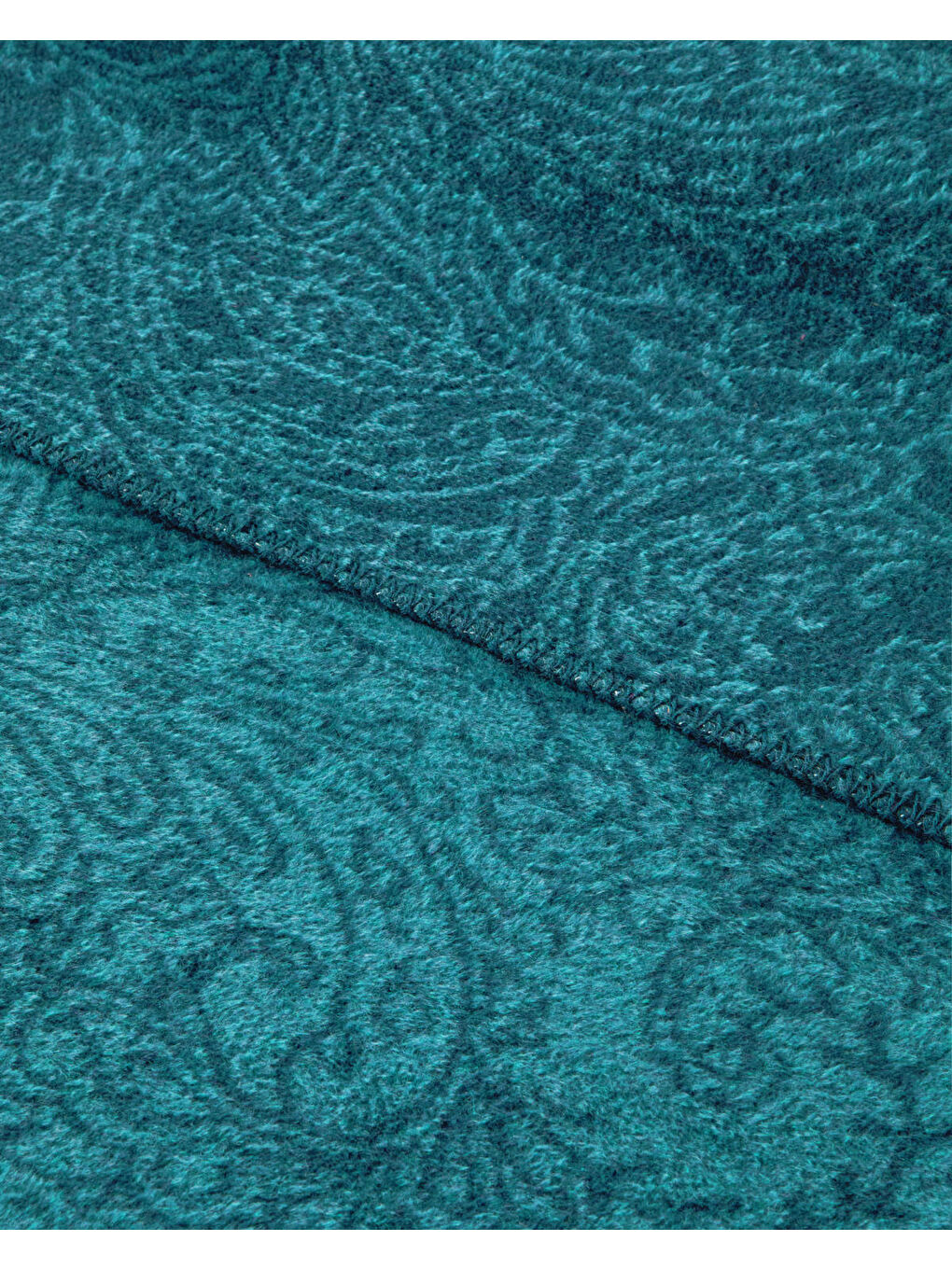 Paisley Dream Pamuklu Tek Kişilik Battaniye 150x200 cm Lacivert-2