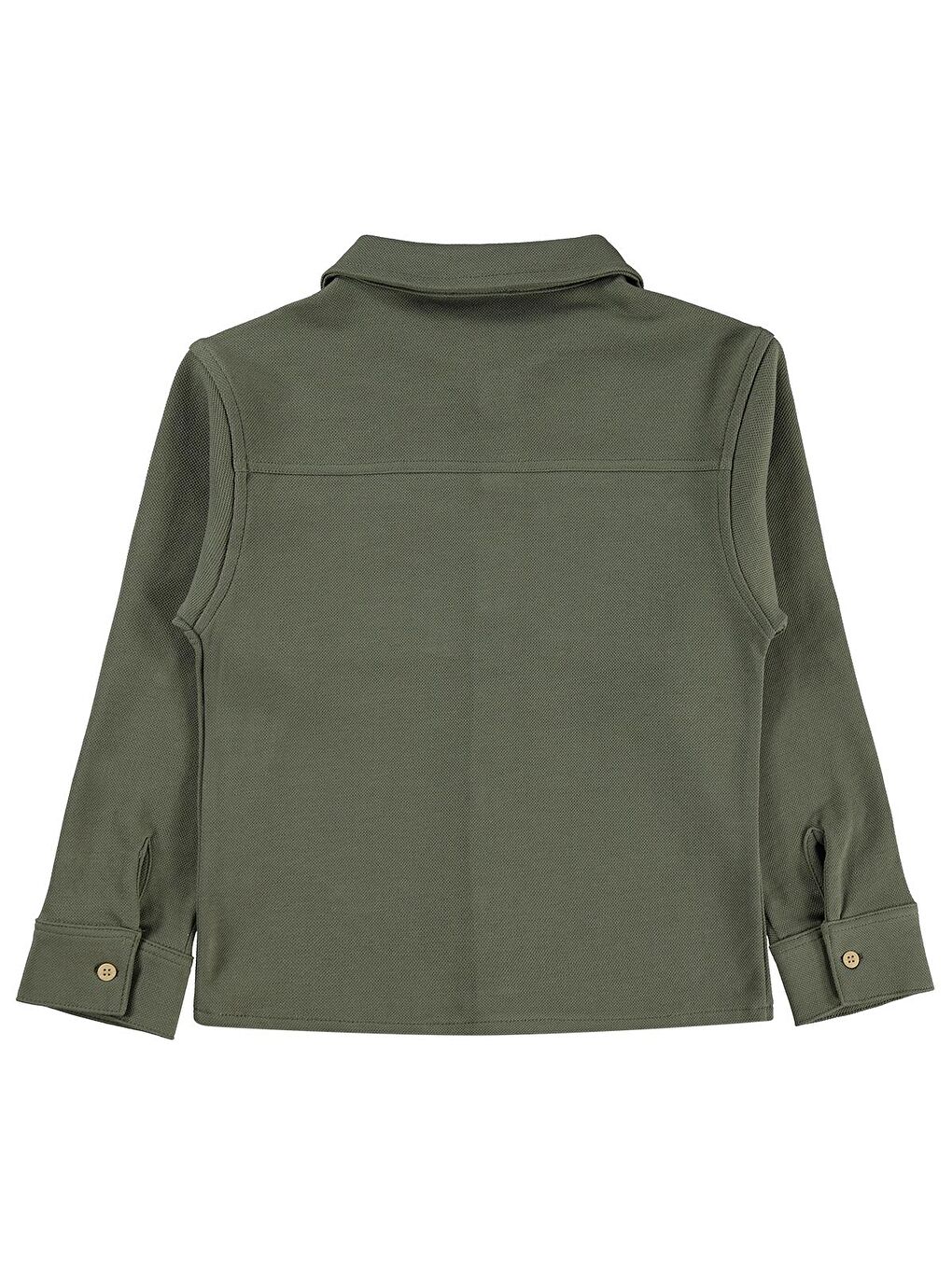 Boys Basic 6-9 Yaş Gömlek - Haki-1